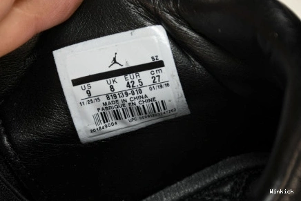 Black 819139-010 Jordan Hair 4 Pony Retro 1128